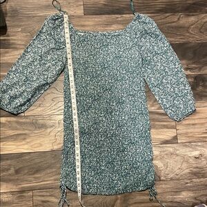 Jessica Simpson Green Floral Dress